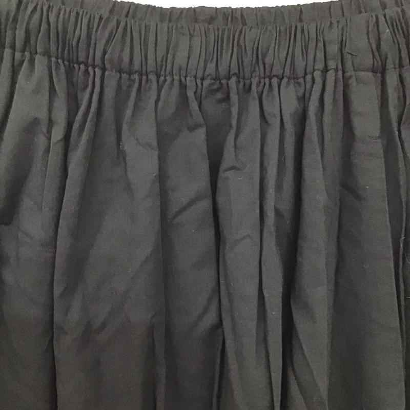 アーバンリサーチ URBAN RESEARCH スカート ロングスカート DR35-25T105 コットンボイルギャザースカート M 無地 黒 / ブラック /  レディース USED 古着 中古 10129181