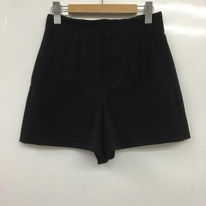ザラ ZARA パンツ ショートパンツ XS 無地 黒 / ブラック /  レディース USED 古着 中古 10148621