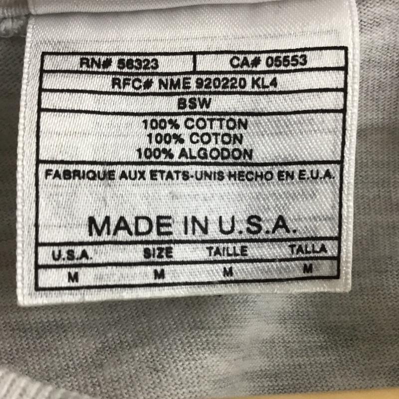 ナイキ NIKE Tシャツ 半袖 半袖カットソー プリントTシャツ クルーネックカットソー 90S スポーツウェア M ロゴ、文字 灰 / グレー /  メンズ USED 古着 中古 10135628