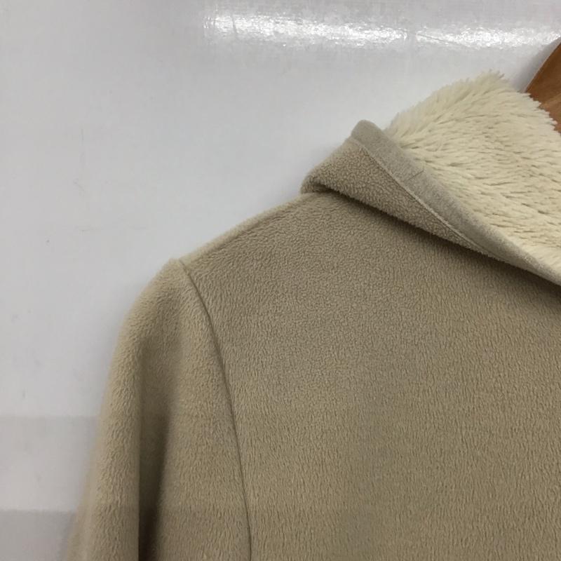 ユニクロ UNIQLO コート コート一般 241-400185 ボアフリースコート ジップアップジャケット アウター S 無地 ベージュ / ベージュ /  レディース USED 古着 中古 10143746
