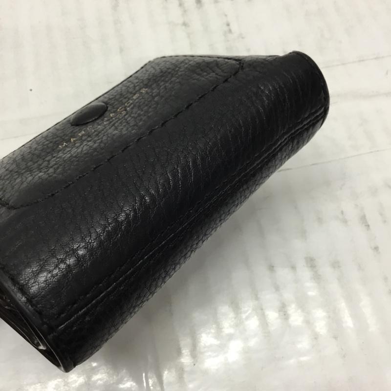 マークジェイコブス MARCJACOBS 財布 二つ折り M0014215 レザー ロゴ、文字 黒 / ブラック /  レディース USED 古着 中古 10106298
