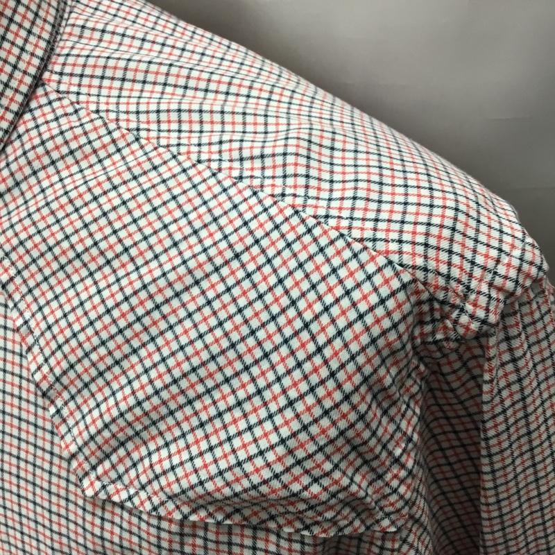 メゾンキツネ MAISON KITSUNE シャツ、ブラウス 長袖 長袖シャツ カラーシャツ ポケットシャツ 長袖カットソー チェックシャツ S チェック マルチカラー / マルチカラー /  メンズ USED 古着 中古 10117577