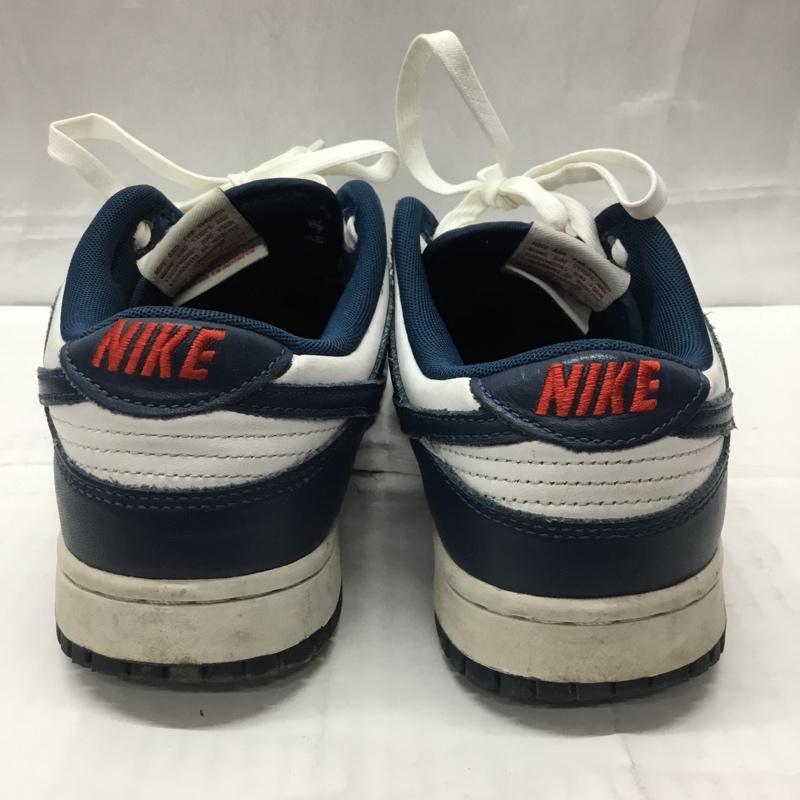 ナイキ NIKE スニーカー スニーカー DD1391 400 DUNK LOW RETRO 27.5cm 箱有 27.5cm ロゴ、文字 白 / ホワイト / X 紺 / ネイビー /  メンズ USED 古着 中古 10110492