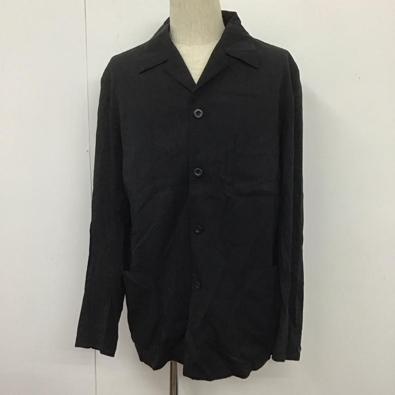ヨウジヤマモト Yohji Yamamoto ジャケット、上着 ジャケット、ブレザー カジュアルジャケット カラージャケット ポケットジャケット アウター durban L 無地 黒 / ブラック /  メンズ USED 古着 中古 10106755