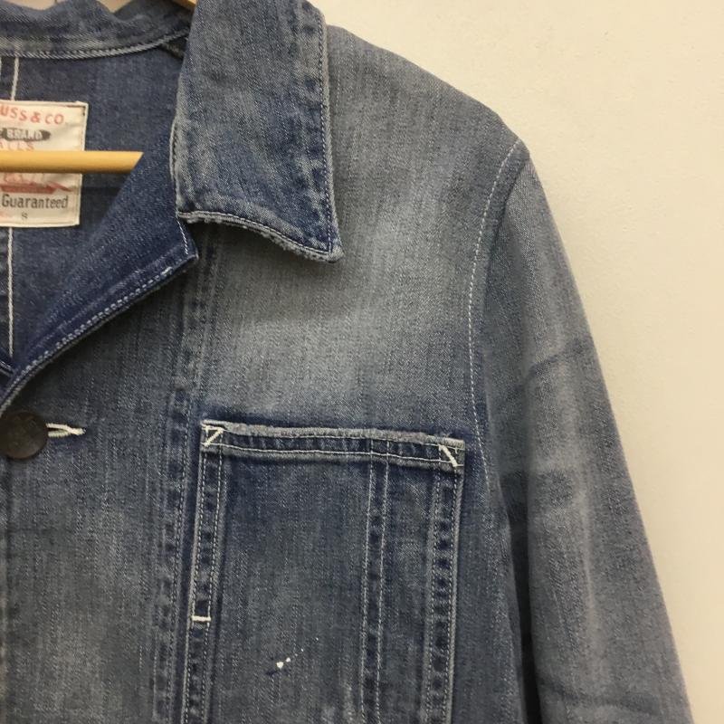 リーバイス Levi s ジャケット、上着 ジャケット、ブレザー used加工　ヴィンテージクロージング S ダメージ加工 青 / ブルー / X 茶 / ブラウン / X 白 / ホワイト /  メンズ USED 古着 中古 10122734