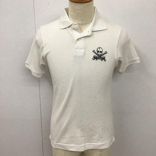 クリームソーダ CREAMSODA ポロシャツ 半袖 半袖ポロシャツ カラーシャツ 半袖カットソー S ロゴ、文字 白 / ホワイト /  メンズ USED 古着 中古 10113114
