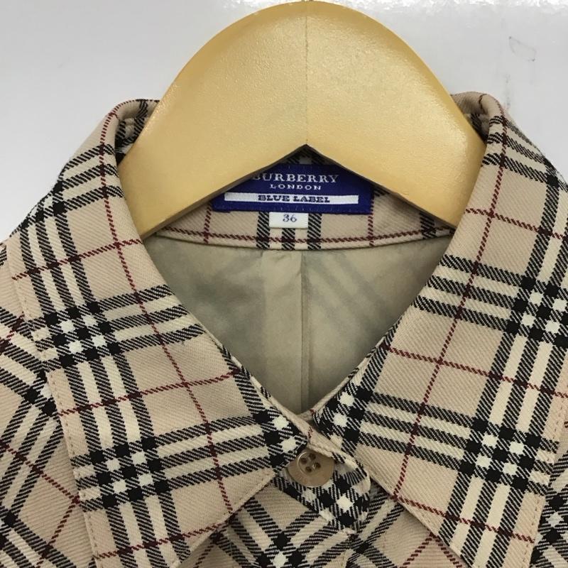 バーバリーブルーレーベル BURBERRY BLUE LABEL ワンピース ロングスカート 36 チェック マルチカラー / マルチカラー /  レディース USED 古着 中古 10139861