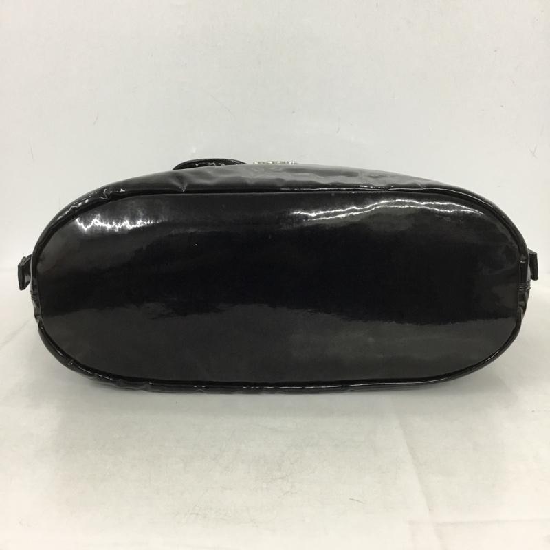 アニエス・ベー agnes b. ハンドバッグ ハンドバッグ ロゴ、文字 黒 / ブラック /  レディース USED 古着 中古 10145493