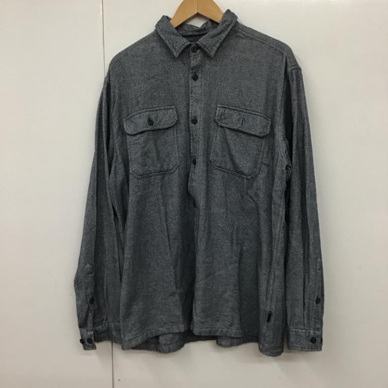 パタゴニア patagonia シャツ、ブラウス 長袖 長袖シャツ 無地シャツ カラーシャツ L  インディゴ / インディゴ /  メンズ USED 古着 中古 10130542