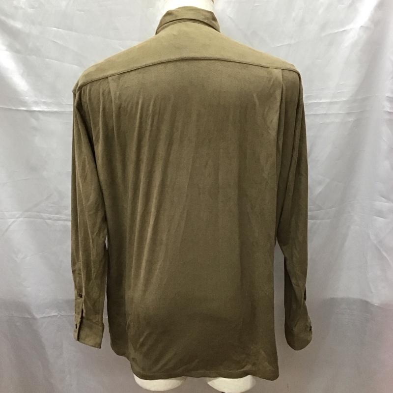 アデイインザライフ ユナイテッドアローズ A day in the life UNITED ARROWS シャツ、ブラウス 長袖 長袖シャツ カラーシャツ ポケットシャツ 長袖カットソー L 無地 茶 / ブラウン /  メンズ USED 古着 中古 10114395