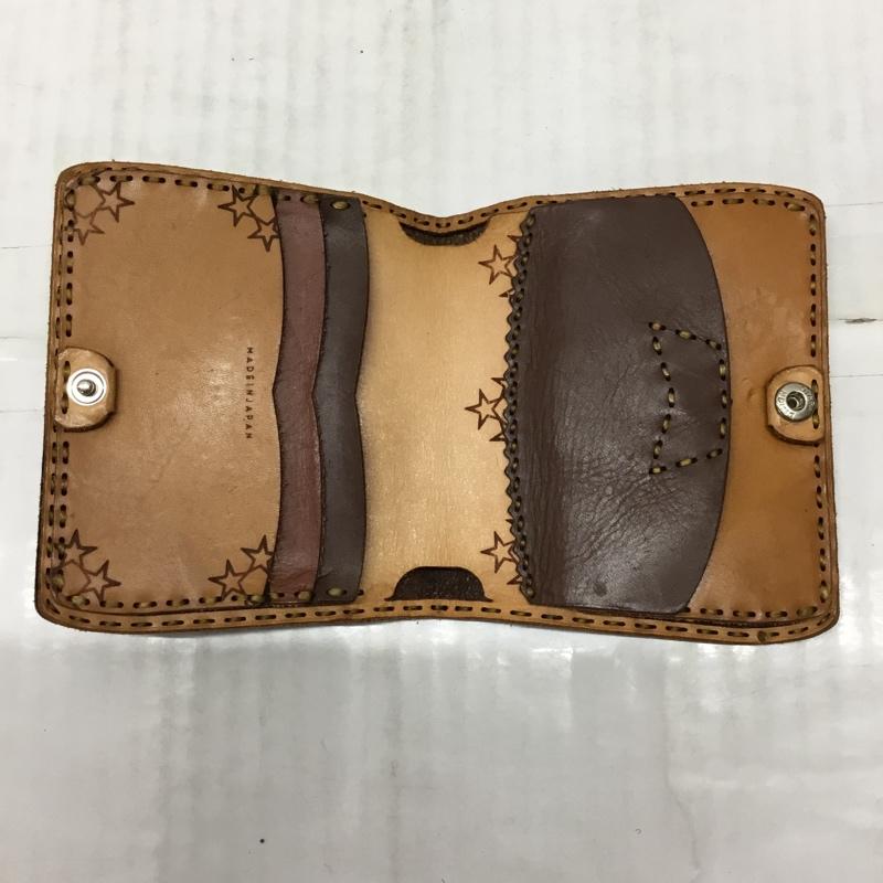 オジャガデザイン ojaga design 財布 二つ折り レザー  茶 / ブラウン /  メンズ USED 古着 中古 10117010