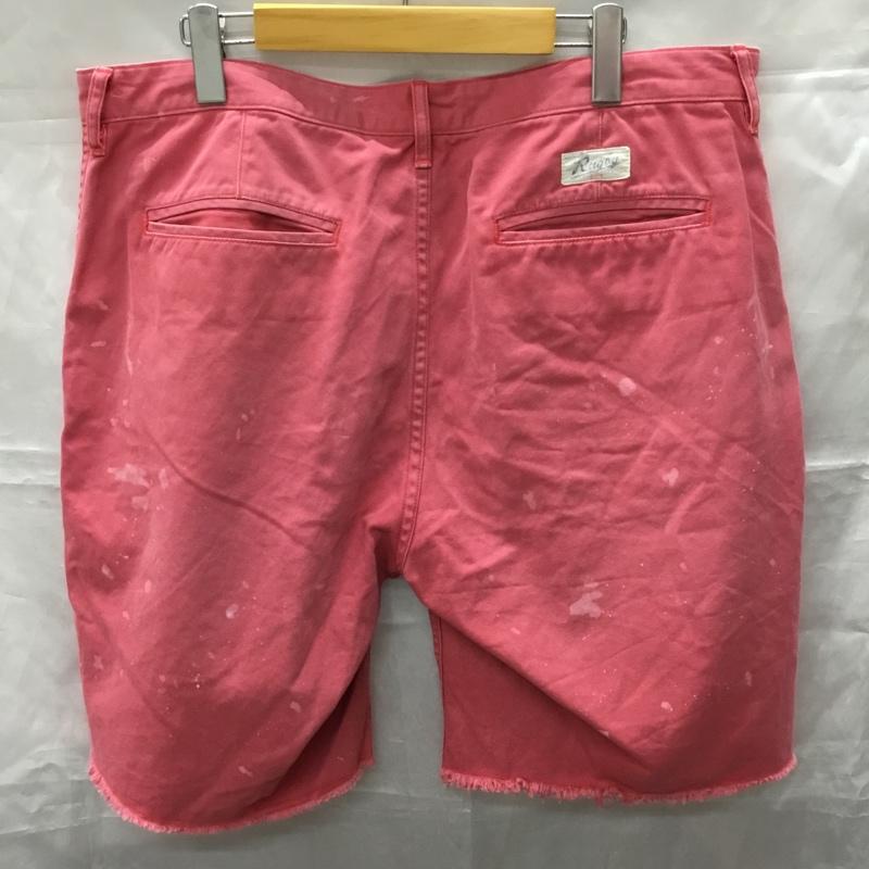 ラルフローレンラグビー RALPHLAURENRUGBY パンツ ショートパンツ ショートパンツ ハーフパンツ カジュアルパンツ 36 ダメージ加工 桃 / ピンク /  メンズ USED 古着 中古 10113276