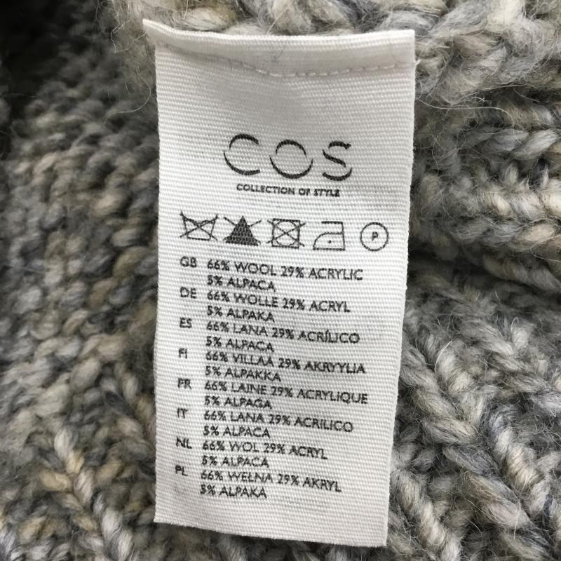 コス COS ニット、セーター 長袖 XS 無地 灰 / グレー /  レディース USED 古着 中古 10143166