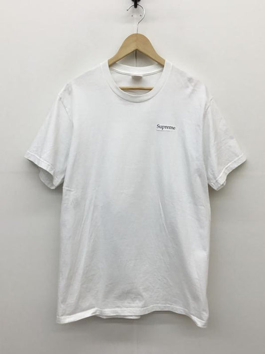 シュプリーム Supreme Tシャツ 半袖 Supreme Blowfish Tee L プリント 白 / ホワイト /  メンズ USED 古着 中古 10127171