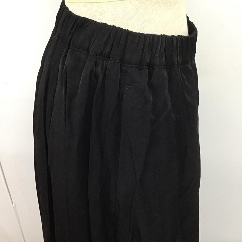 ローリーズファーム LOWRYS FARM スカート ロングスカート LF522009MC フレアスカート FREE 無地 黒 / ブラック /  レディース USED 古着 中古 10107500