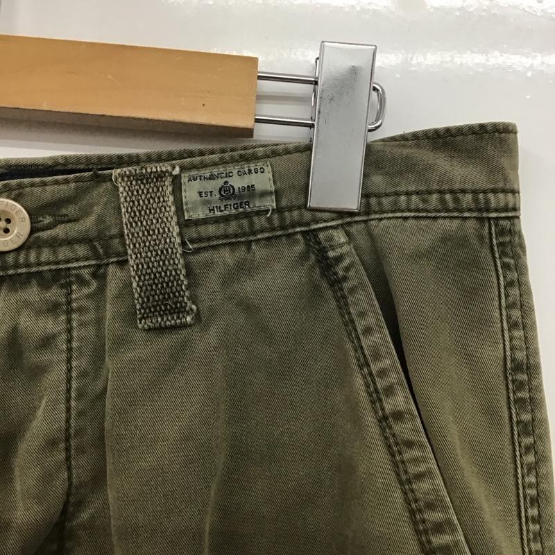 トミーヒルフィガー TOMMY HILFIGER パンツ ワークパンツ、ペインターパンツ 32インチ 無地 カーキ / カーキ /  メンズ USED 古着 中古 10146829