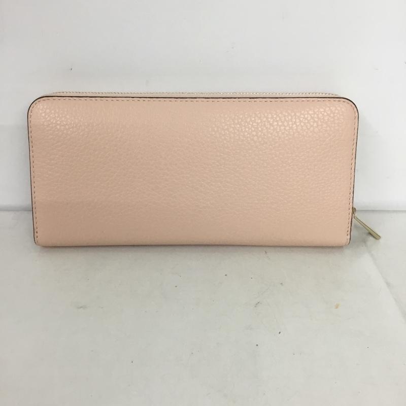 フルラ FURLA 財布 長財布 ラウンドファスナー 箱有 ロゴ、文字 桃 / ピンク /  レディース USED 古着 中古 10132841