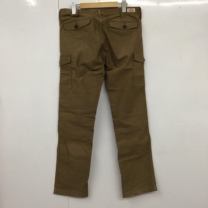 ハリウッドランチマーケット HRMARKET パンツ ワークパンツ、ペインターパンツ ワークパンツ ワイドパンツ カジュアルパンツ 3 無地 茶 / ブラウン /  メンズ USED 古着 中古 10116634