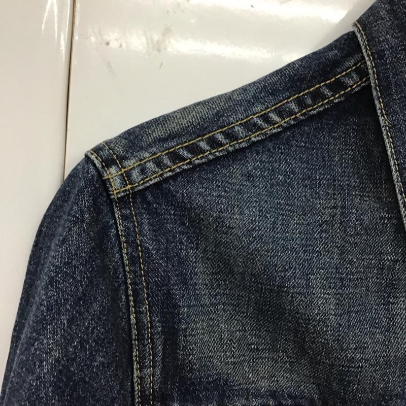 リーバイストラウスアンドコー Levi Strauss & co. ジャケット、上着 ジャケット、ブレザー デニムジャケット カラージャケット 長袖ジャケット ブルゾン 34 ロゴ、文字 インディゴ / インディゴ /  メンズ USED 古着 中古 10118251