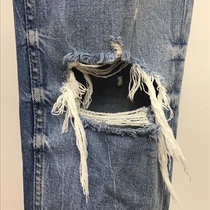 ザラウーマン ZARA WOMAN パンツ デニム、ジーンズ デニムパンツ スリムパンツ ストレッチパンツ ジーンズ 36 無地 インディゴ / インディゴ /  レディース USED 古着 中古 10110458
