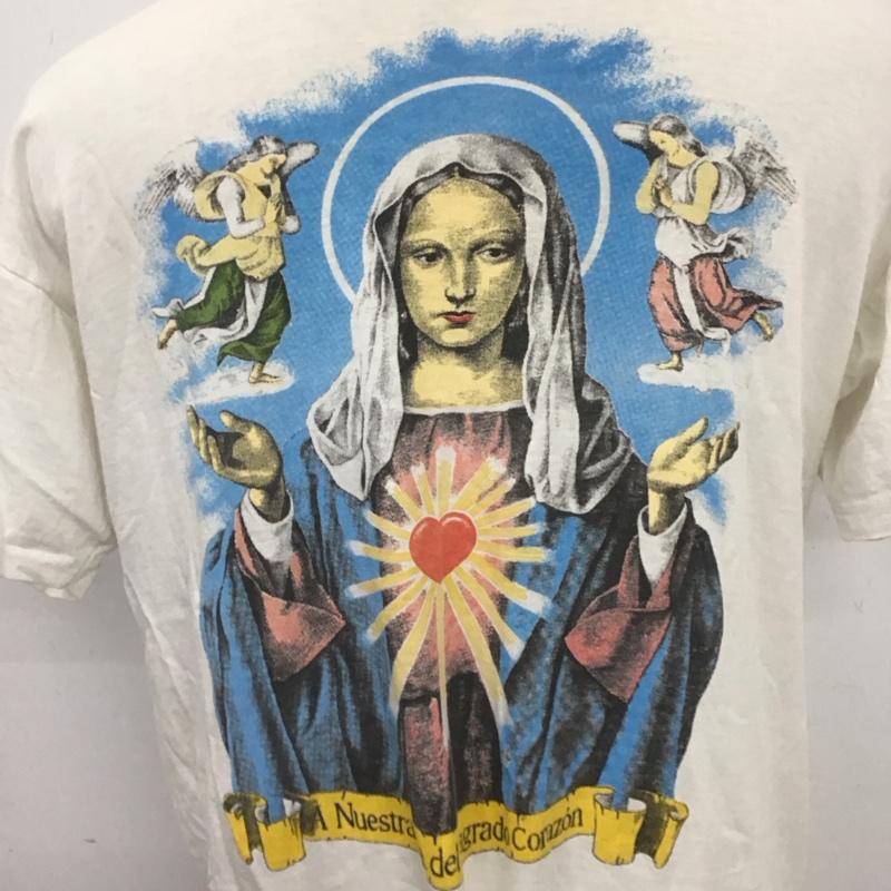 古着 USED Tシャツ 半袖 半袖カットソー プリントTシャツ クルーネックカットソー 古着 プリント 白 / ホワイト /  メンズ USED 古着 中古 10125765