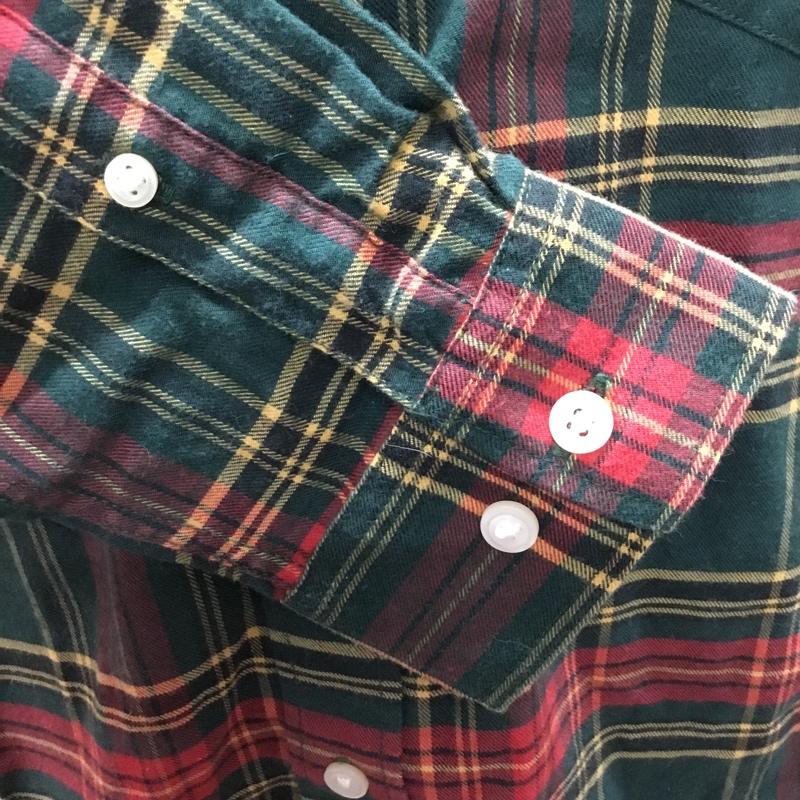 エディーバウアー Eddie Bauer シャツ、ブラウス 長袖 長袖シャツ カラーシャツ ポケットシャツ 長袖カットソー チェックシャツ M チェック マルチカラー / マルチカラー /  メンズ USED 古着 中古 10114808