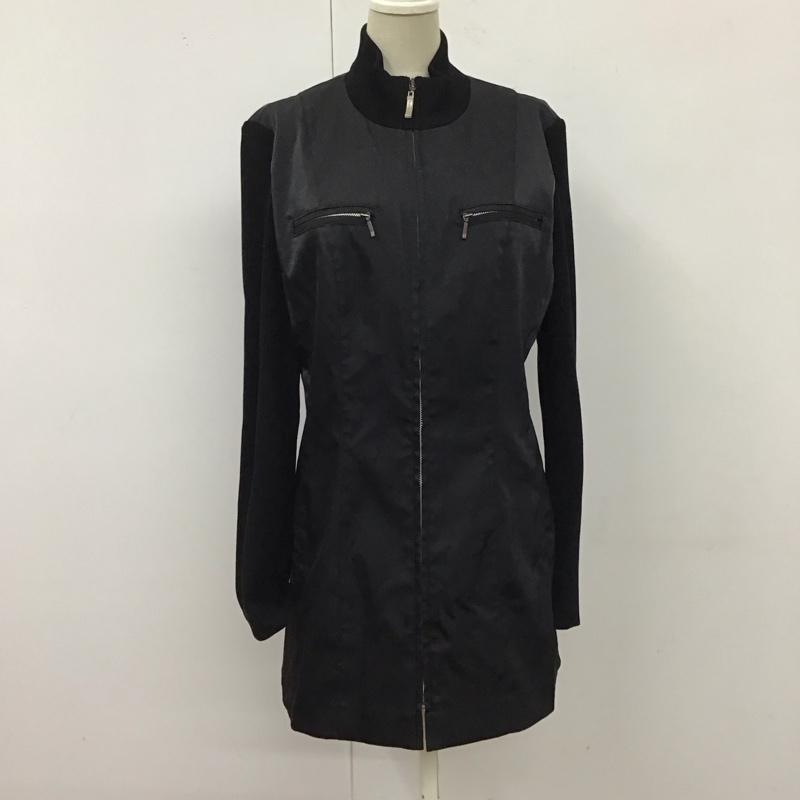 プライベートレーベル PRIVATE LABEL ワンピース ミニスカート M 無地 黒 / ブラック /  レディース USED 古着 中古 10120276