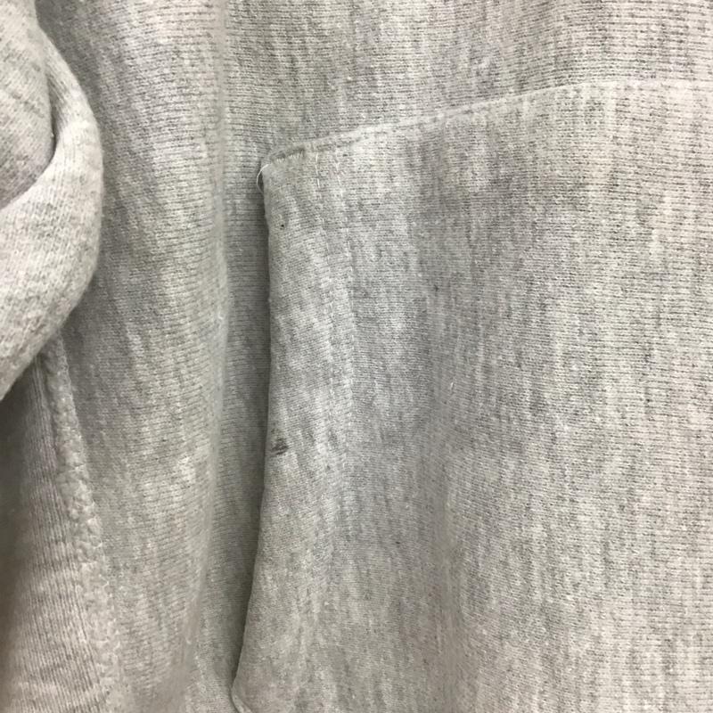 チャンピオン Champion パーカー 長袖 長袖パーカー プルオーバーパーカー スウェット L ロゴ、文字 灰 / グレー /  メンズ USED 古着 中古 10149018