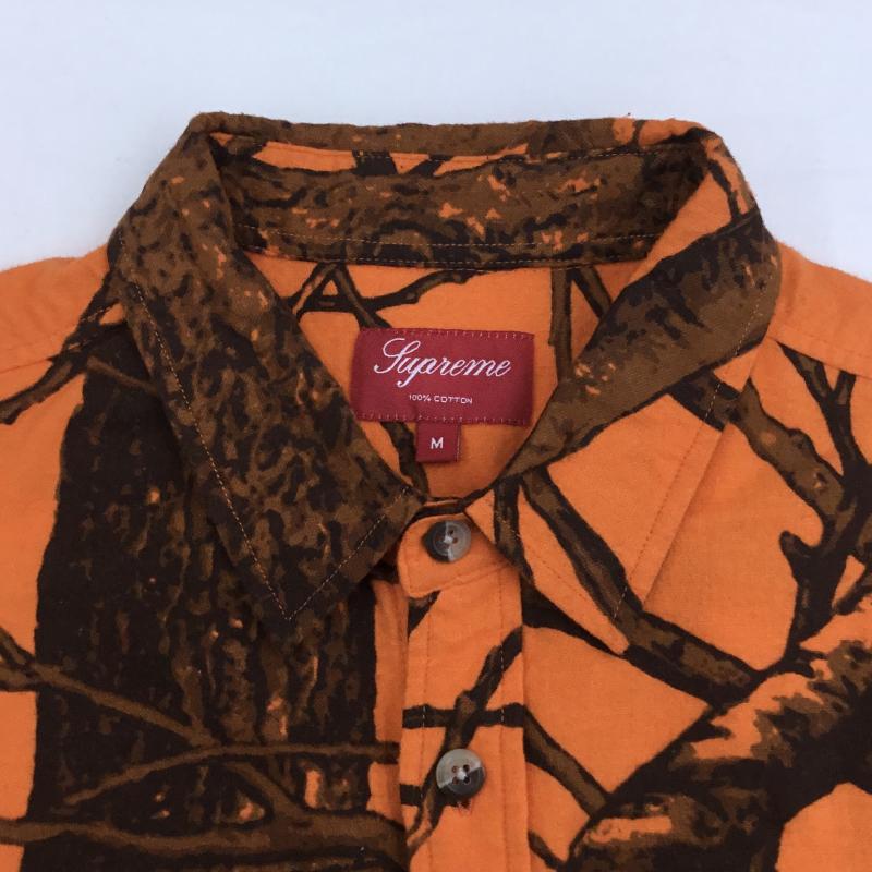 シュプリーム Supreme シャツ、ブラウス 長袖 Supreme 12AW Real tree camo shirt M 総柄 橙 / オレンジ /  メンズ USED 古着 中古 10122371