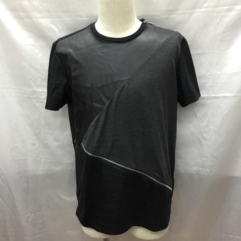 ゲス Guess Tシャツ 半袖 半袖カットソー 無地Tシャツ クルーネックカットソー S 無地 黒 / ブラック /  メンズ USED 古着 中古 10118727