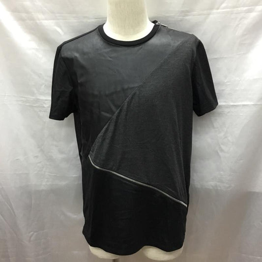 ゲス Guess Tシャツ 半袖 半袖カットソー 無地Tシャツ クルーネックカットソー S 無地 黒 / ブラック /  メンズ USED 古着 中古 10118727