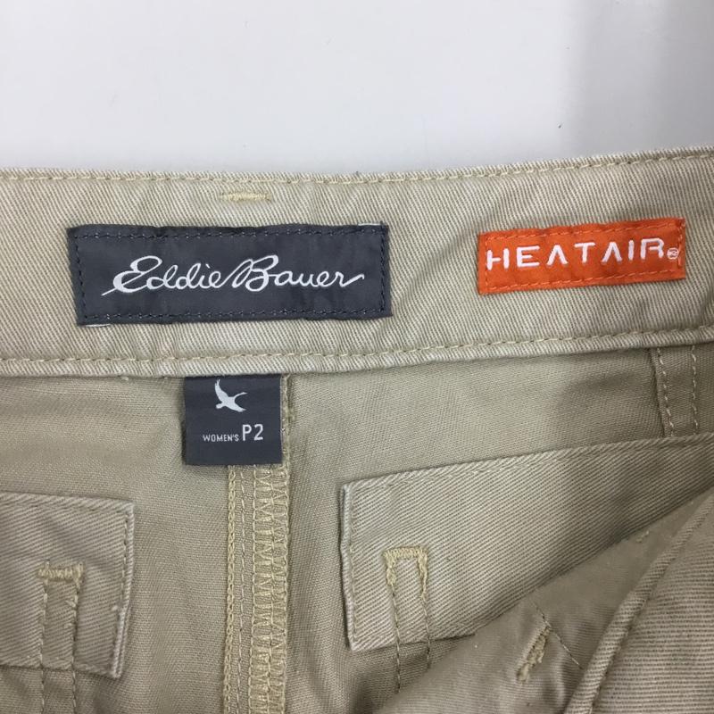 エディーバウアー Eddie Bauer パンツ チノパン チノパン カジュアルパンツ スリムパンツ 無地 ベージュ / ベージュ /  レディース USED 古着 中古 10122509