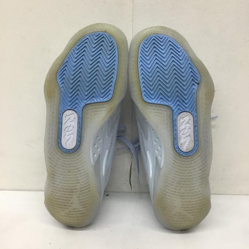 ナイキ NIKE スニーカー スニーカー DR0676-400 Jordan Zion 3 Half Blue/University Blue 27.0cm ロゴ、文字 水色 / ライトブルー /  メンズ USED 古着 中古 10138518