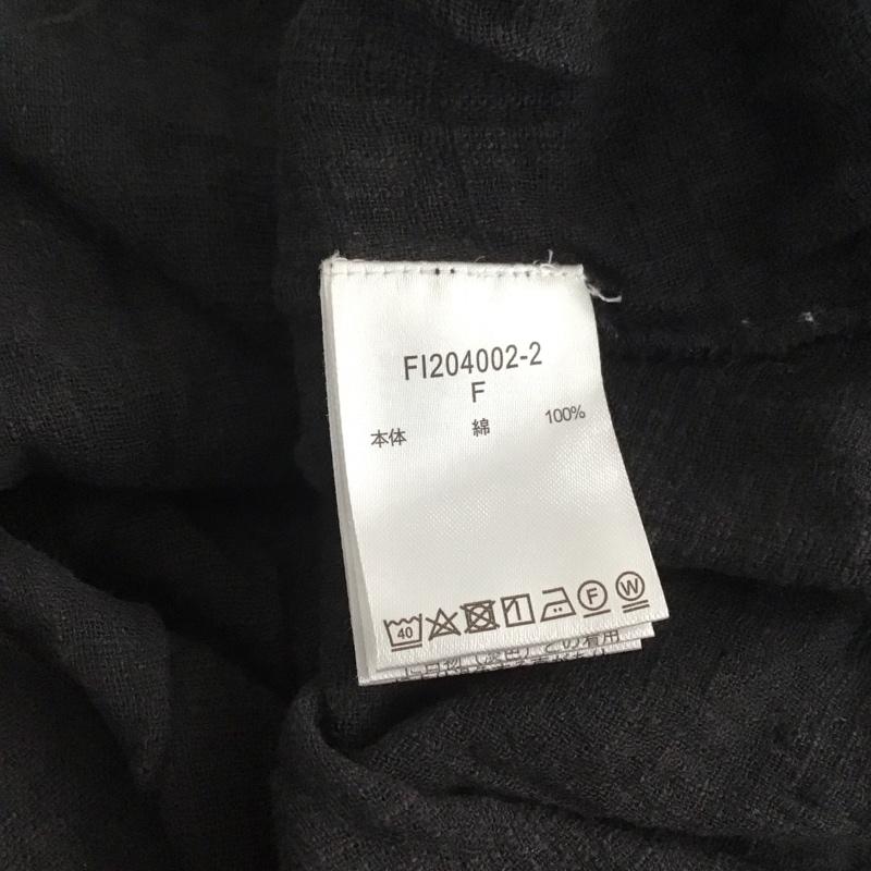 スタディオクリップ studio CLIP カットソー 半袖 FREE 無地 黒 / ブラック /  レディース USED 古着 中古 10146760
