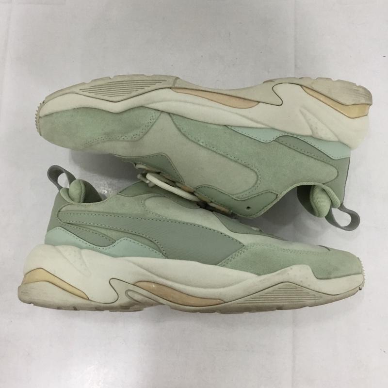 プーマ PUMA スニーカー スニーカー 368024 02 THUNDER DESERT WMNS 24.5cm 24.5cm ロゴ、文字 薄緑 / ライトグリーン /  レディース USED 古着 中古 10134540