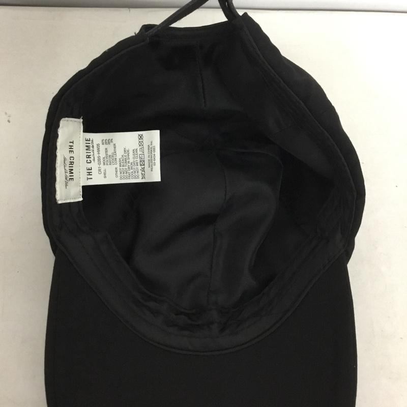 クライミー CRIMIE 帽子 キャップ CR1-02B5-HW05 LOGO PLAQUE CAP ワンポイント 黒 / ブラック /  メンズ USED 古着 中古 10138346