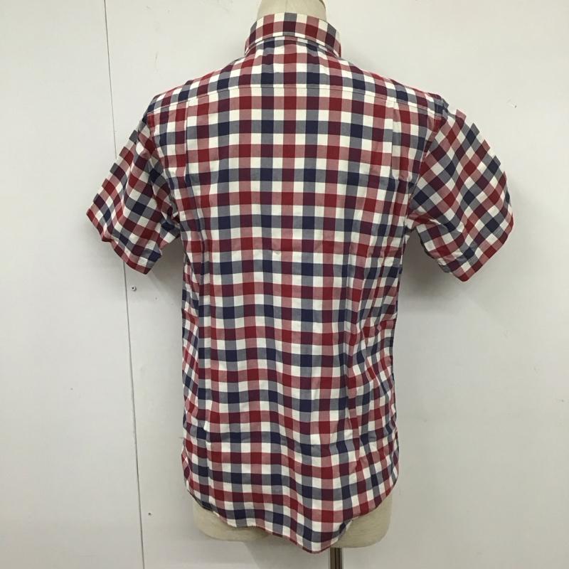 エディーバウアー Eddie Bauer シャツ、ブラウス 半袖 半袖シャツ チェックシャツ ボタンダウンシャツ S チェック マルチカラー / マルチカラー /  メンズ USED 古着 中古 10111119