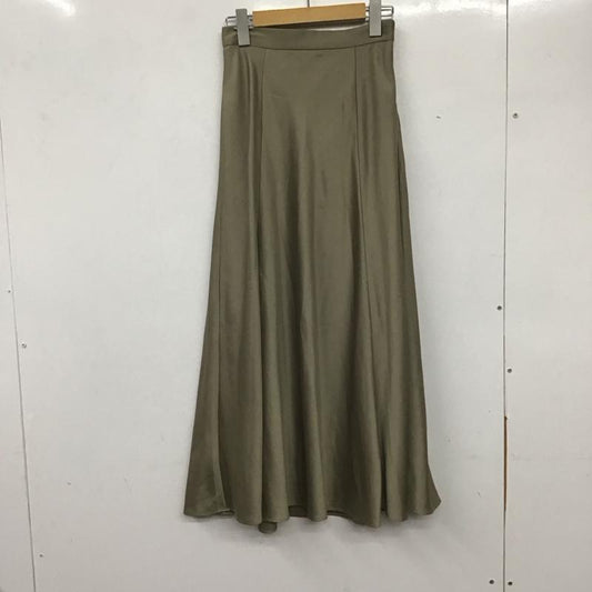 アズールバイマウジー AZUL BY MOUSSY スカート ロングスカート 250ESZ31-377C SATINNARROWSKIRT ロングスカート フレアスカート S 無地 灰 / グレー /  レディース USED 古着 中古 10136052