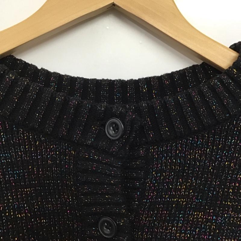 ハレ HARE カーディガン 長袖 FREE 無地 黒 / ブラック /  レディース USED 古着 中古 10141828