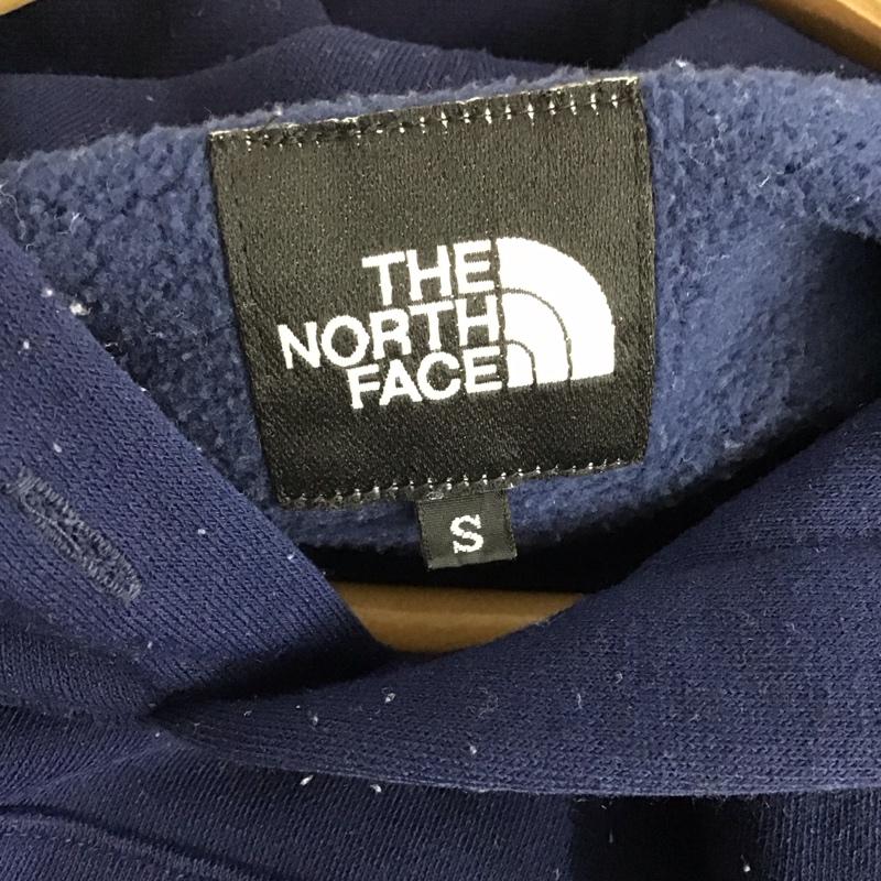 ザノースフェイス THE NORTH FACE パーカー 長袖 nt61507 フード付きパーカー プルオーバーパーカー S ロゴ、文字 紺 / ネイビー /  メンズ USED 古着 中古 10141647