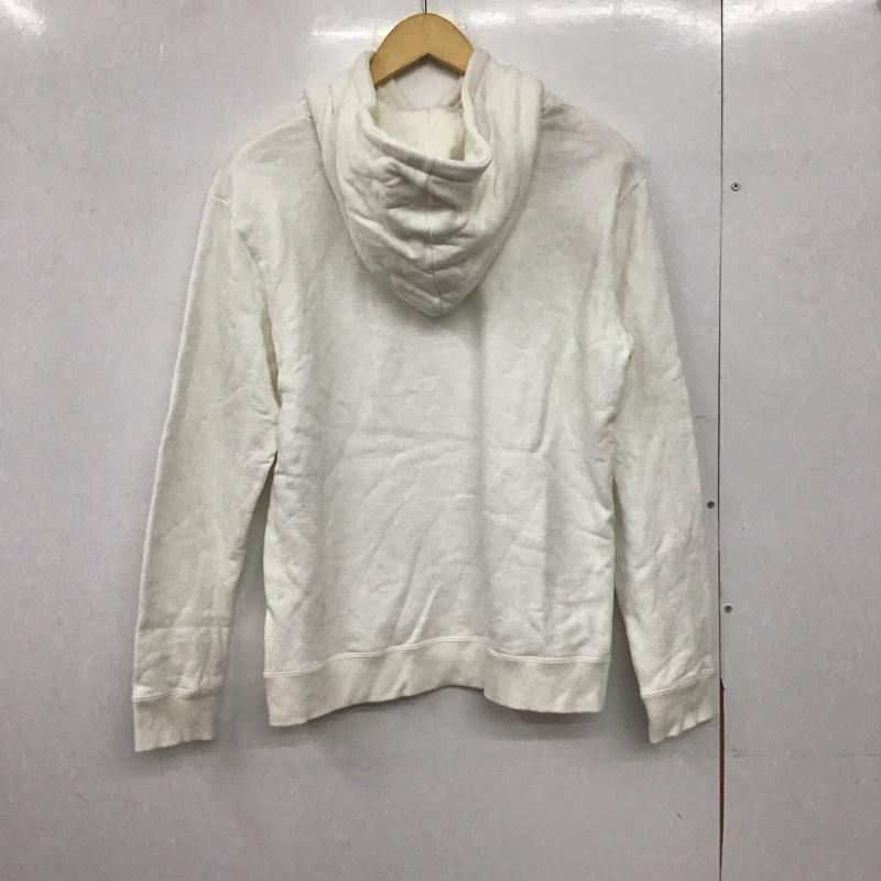 アニエス・ベー agnes b. パーカー 長袖 ex92scf0 agnes b. × ADAM ET ROPE M ロゴ、文字 X 無地 白 / ホワイト /  レディース USED 古着 中古 10147840