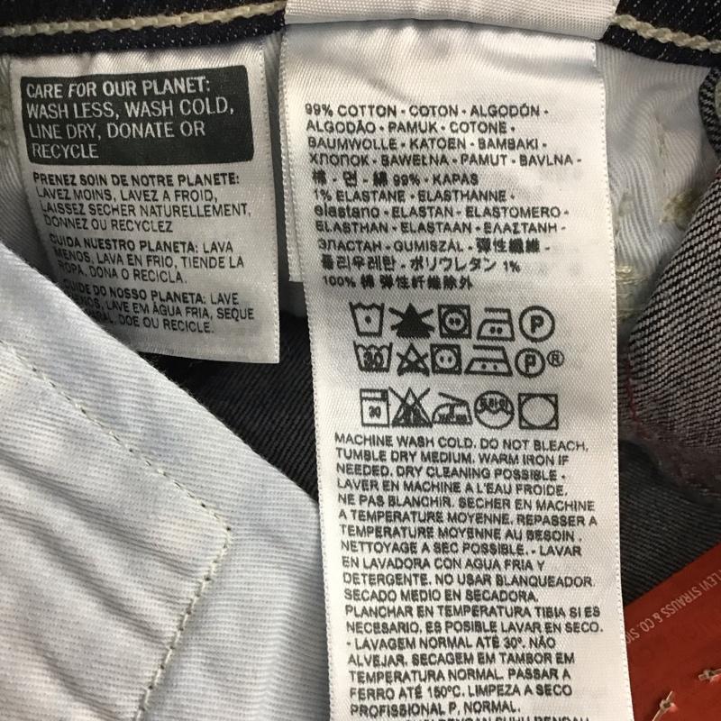 リーバイスレッド Levi s RED パンツ デニム、ジーンズ デニムパンツ スリムパンツ カジュアルパンツ ストレッチパンツ 28インチ 無地 インディゴ / インディゴ /  メンズ USED 古着 中古 10150058