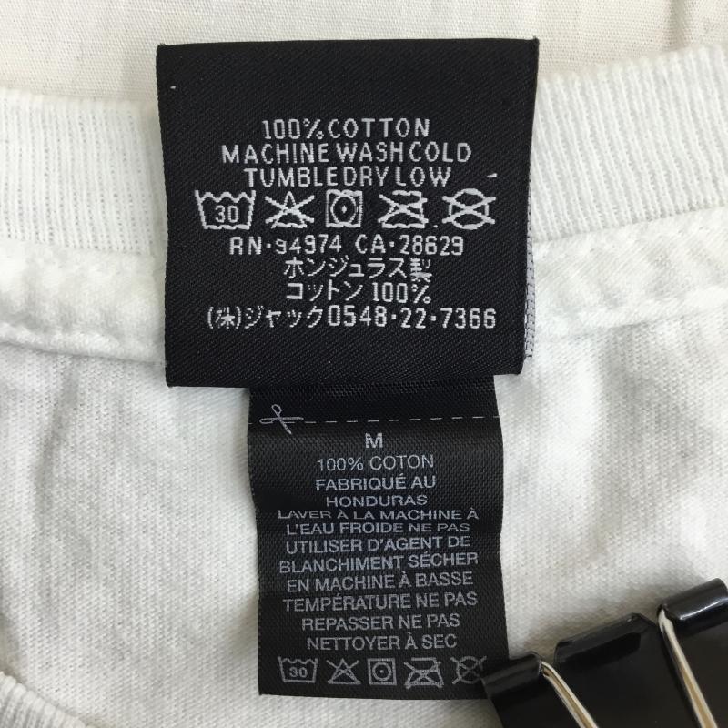 ステューシー STUSSY Tシャツ 半袖 THERMAL STOCK TEE M ロゴ、文字 白 / ホワイト /  メンズ USED 古着 中古 10137585
