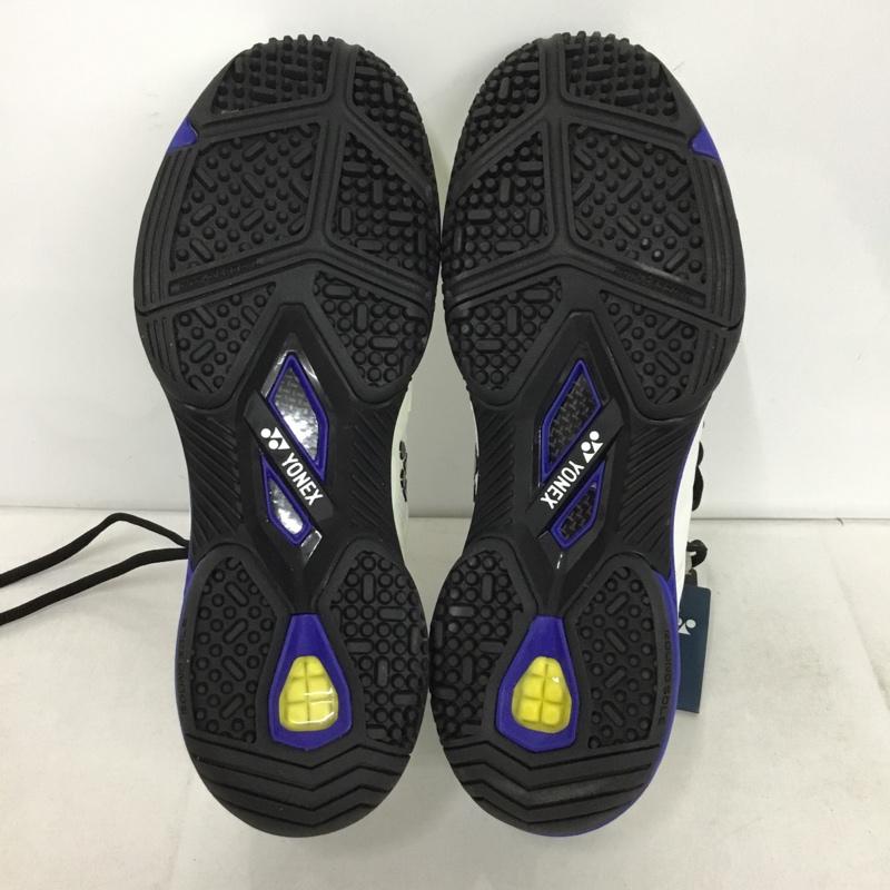 ヨネックス YONEX スニーカー スニーカー SHTF3MGC パワークッションフュージョンレブ3メンGC テニスシューズ 箱有 25cm 25.0cm ロゴ、文字 白 / ホワイト / X 青 / ブルー / X 灰 / グレー /  レディース USED 古着 中古 10147957