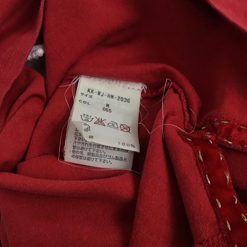 ポロジーンズ Polo Jeans Co. カットソー 長袖 KK-WJ-HM-2036 ラガーシャツ RALPH LAUREN M ロゴ、文字 赤 / レッド /  レディース USED 古着 中古 10133552
