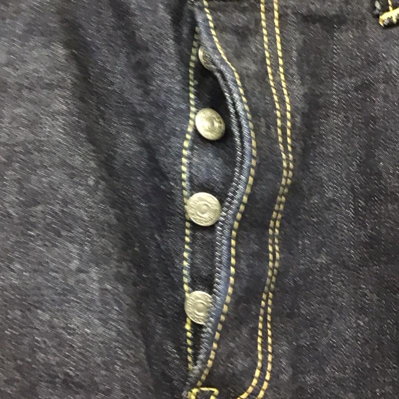 ザリアルマッコイズ THE REAL McCOY S パンツ デニム、ジーンズ デニムパンツ ストレートパンツ ワイドパンツ カジュアルパンツ 36 無地 インディゴ / インディゴ /  メンズ USED 古着 中古 10115391