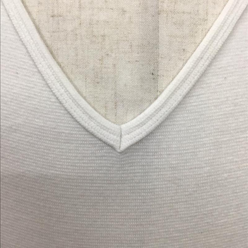 ハリウッドランチマーケット H.R MARKET Tシャツ 半袖 半袖カットソー 無地Tシャツ Vネックカットソー 3 無地 白 / ホワイト /  メンズ USED 古着 中古 10126434