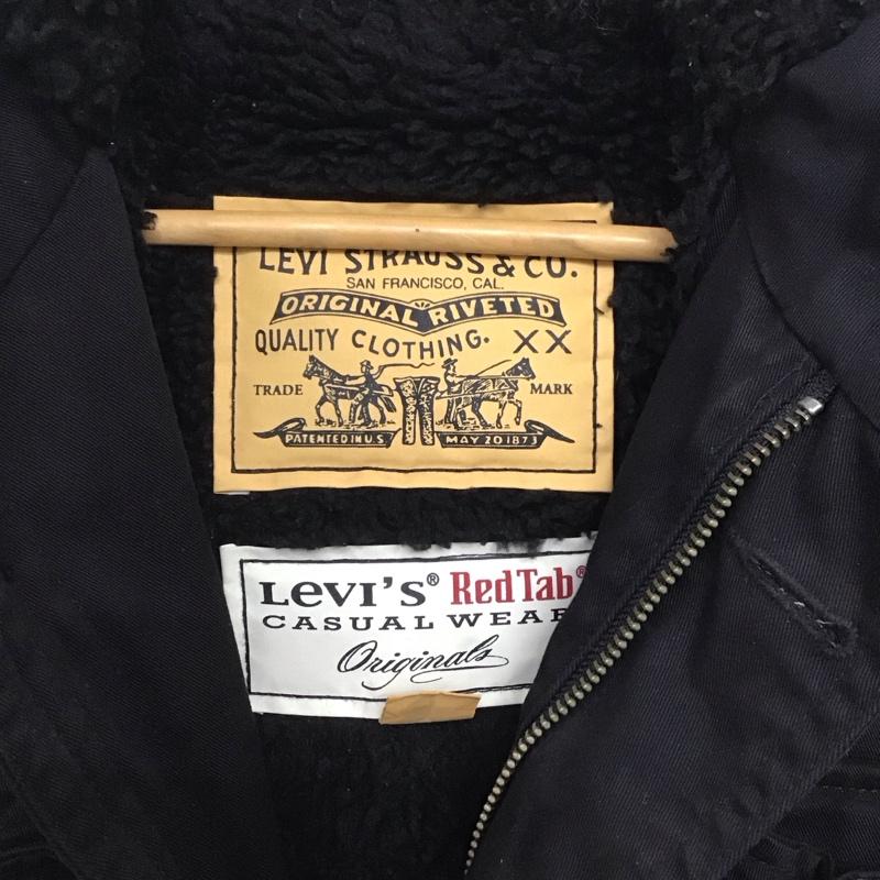 リーバイストラウスアンドコー Levi Strauss & co. ジャケット、上着 ジャンパー、ブルゾン ジップアップジャケット アウター ジップアップパーカー M 無地 黒 / ブラック /  メンズ USED 古着 中古 10146655