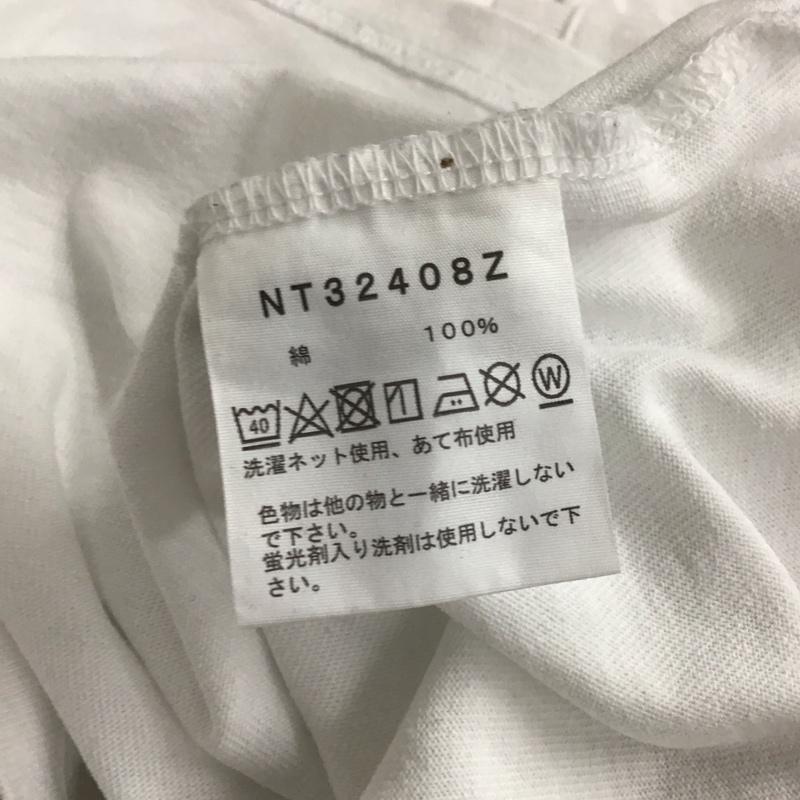 ザノースフェイス THE NORTH FACE Tシャツ 半袖 nt32408z コットンポケットTシャツ プリントTシャツ M 無地 白 / ホワイト /  メンズ USED 古着 中古 10150932
