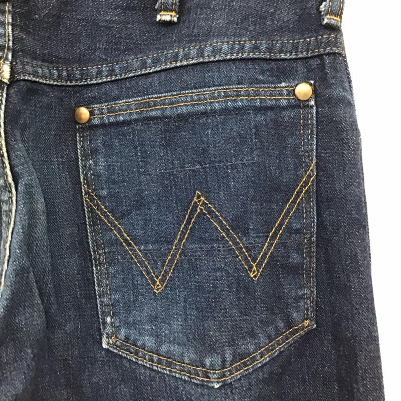 ラングラー Wrangler パンツ デニム、ジーンズ デニムパンツ スリムパンツ カジュアルジーンズ 28インチ 無地 インディゴ / インディゴ /  メンズ USED 古着 中古 10114680